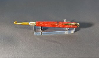 Red Nebula Crochet Hook